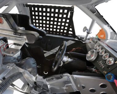 Interior of a race car
