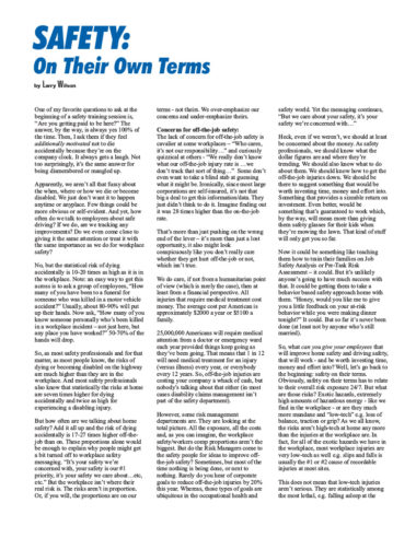 Safety On Their Own Terms Cover