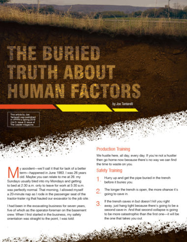 The Buried Truth About Human Factors