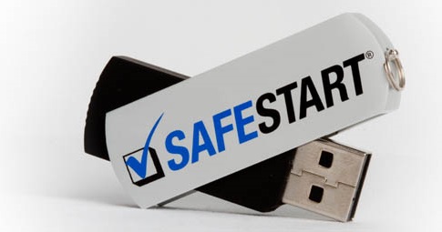 A SafeStart USB, which is given away at our safety conference booths, contains useful information and content