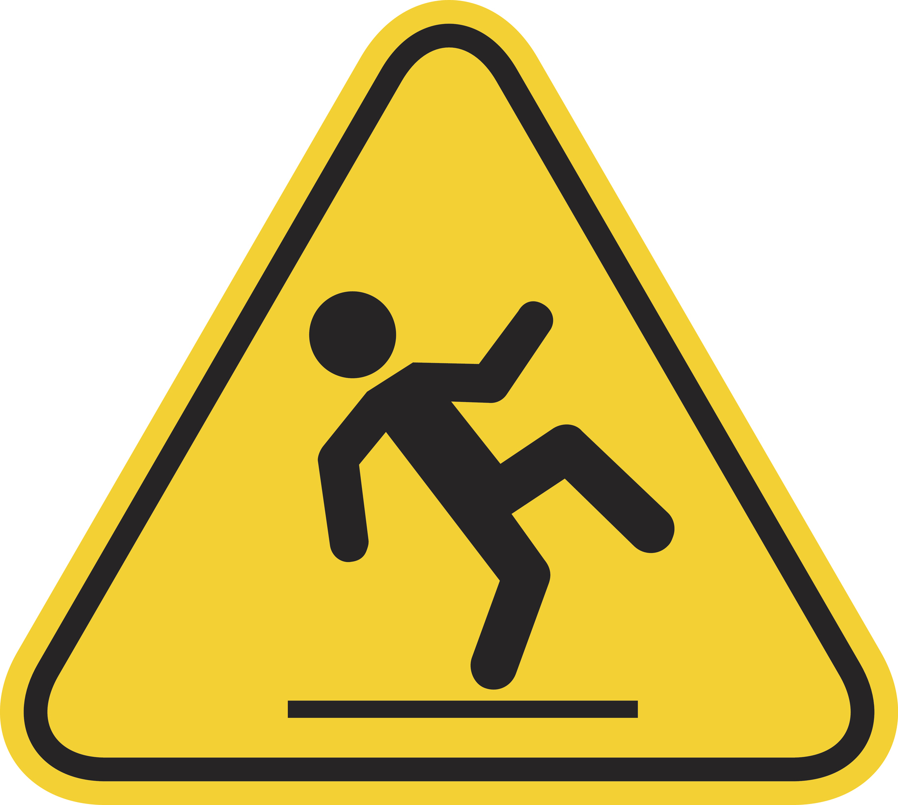 slip trip and fall signage