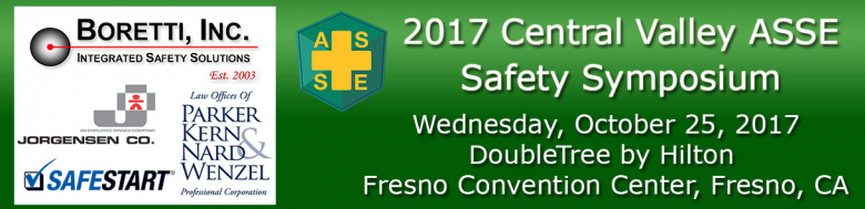2017 Central Valley ASSE Safety Symposium