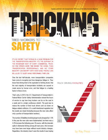 truck driver safety posters