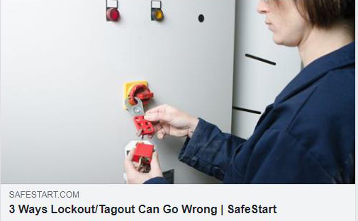 Ways lockout/tagout goes wrong