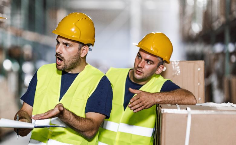 Frustrated workers